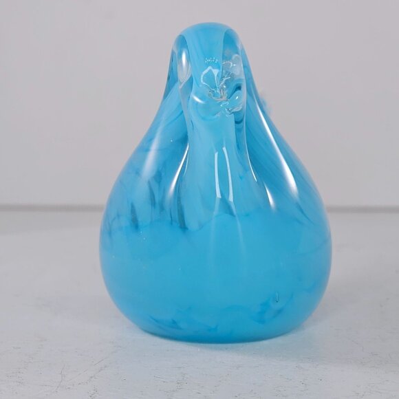 Blue Art Glass Bird Figurine Decorative Accent - Picture 3 of 8